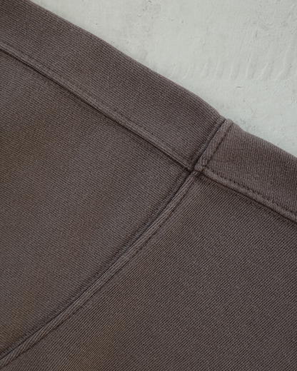 Organic French terry top - Brown [EARTH THE ARCHIVE] (26AW)