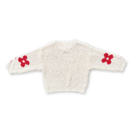 Knitted Posy Pull Over - Milk [GROWN](25W)