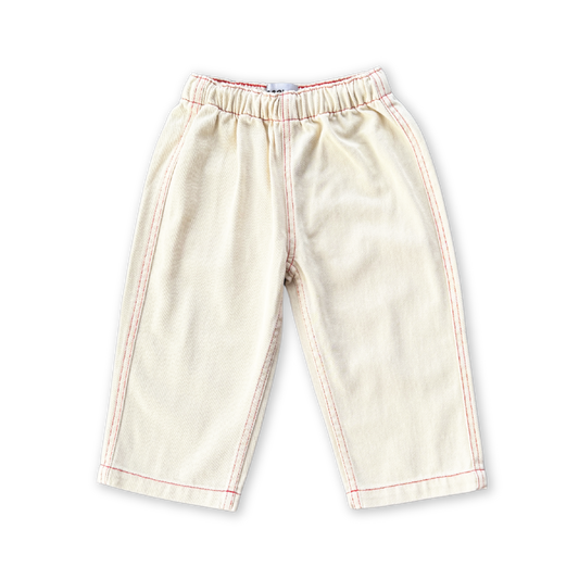 Organic Everyday Denim Pant - Milk [GROWN](25W)