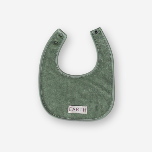 Organic Bib - Green [EARTH THE ARCHIVE] (26AW)