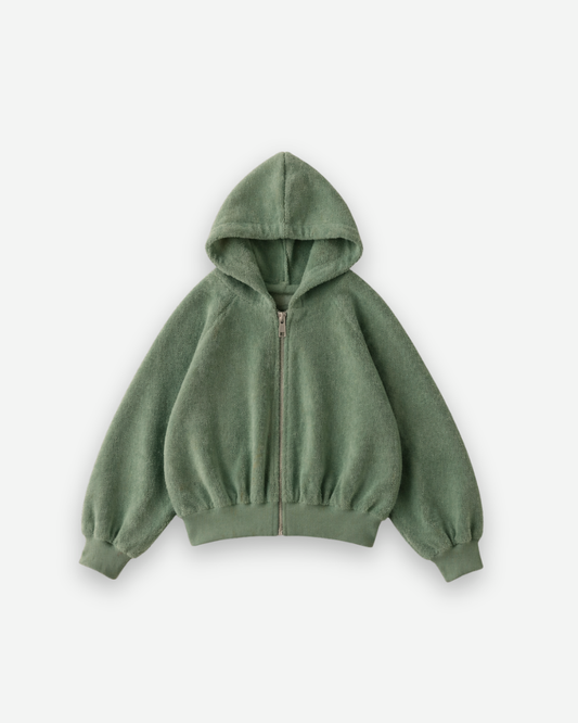 Volume hoodie - Green [EARTH THE ARCHIVE] (26AW)