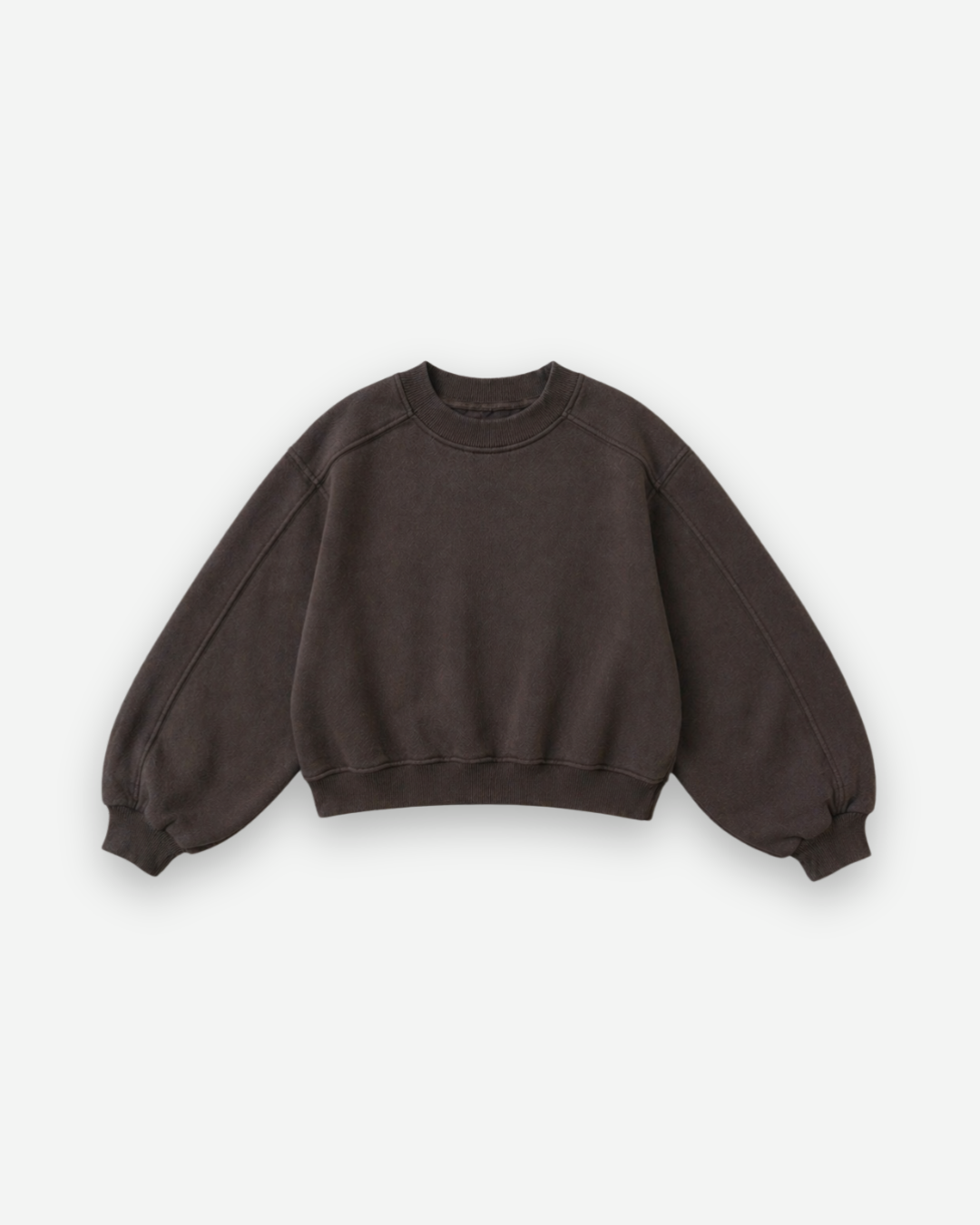 Organic French terry top - Brown [EARTH THE ARCHIVE] (26AW)