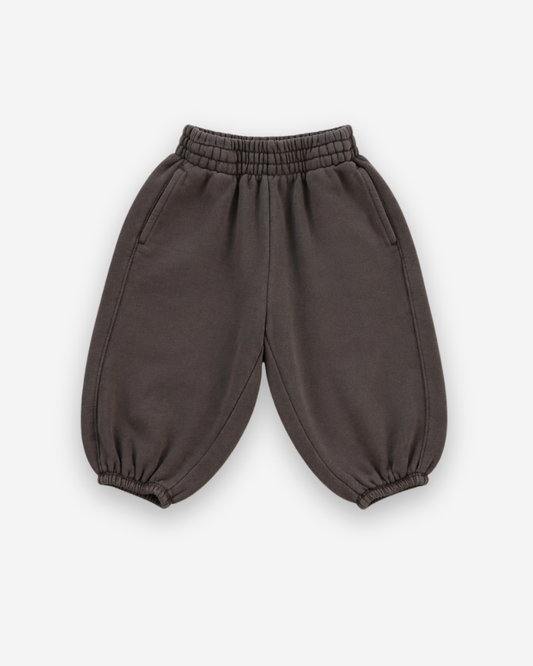 Organic French terry bottom - Brown [EARTH THE ARCHIVE] (26AW)