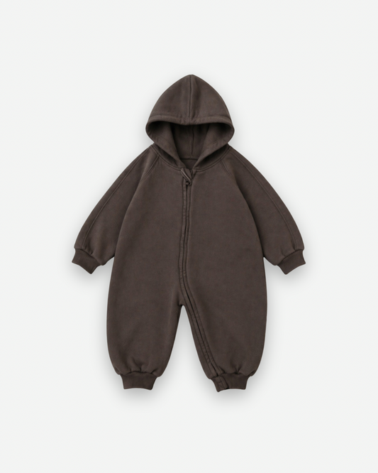 Organic French terry suit - Brown [EARTH THE ARCHIVE] (26AW)