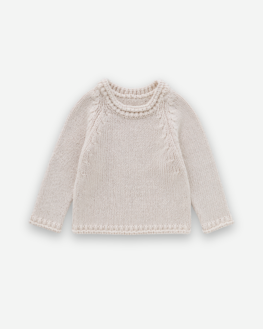 Knit top - Cream [EARTH THE ARCHIVE] (26AW)