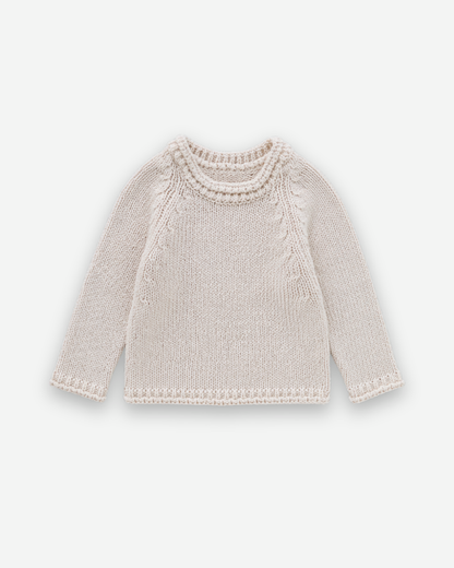 Knit top - Cream [EARTH THE ARCHIVE] (26AW)