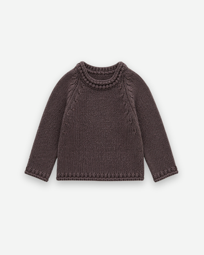 Knit top - Brown [EARTH THE ARCHIVE] (26AW)