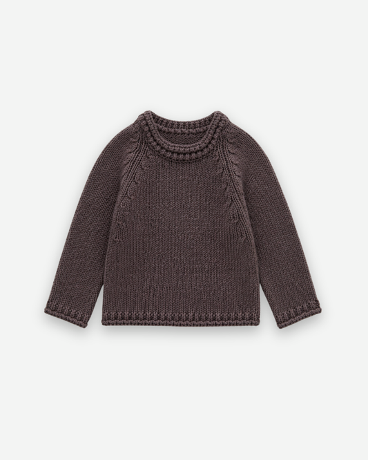 Knit top - Brown [EARTH THE ARCHIVE] (26AW)