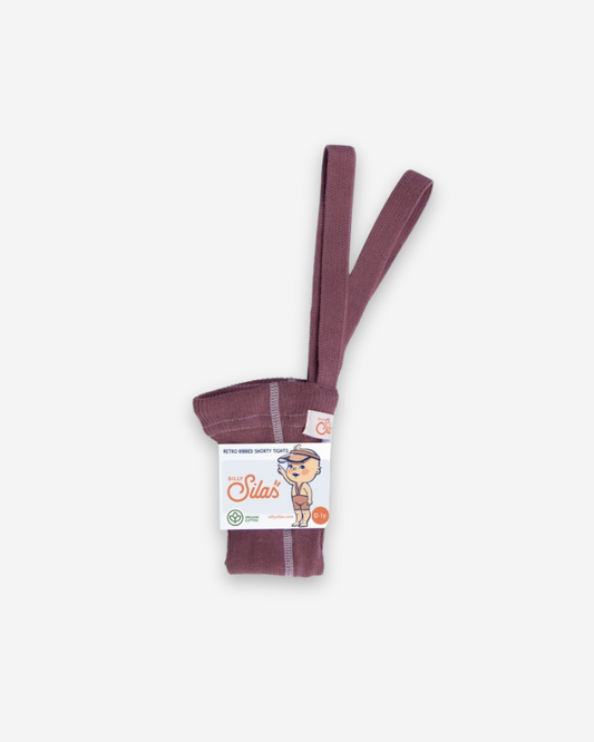 Retro Ribbed Shorty Tights - Acai Smoothie [SILLY Silas]