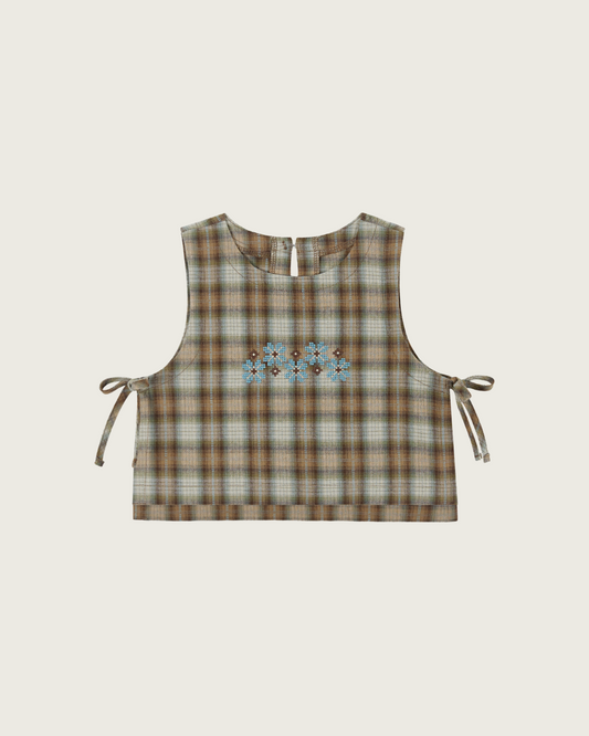 Forest Check Vest  [Doucement] (25AW)【2025年10月下旬以降お届け予定】