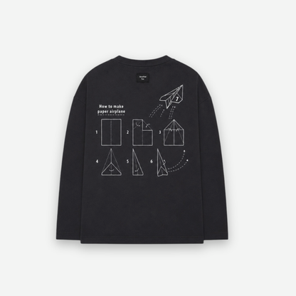 PAPER AIRPLANE KIDS SWEATSHIRTS [Another Fox]