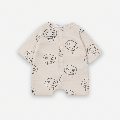 FREDS FACE CORD BABY SHORTLEG ROMPER [Another Fox]