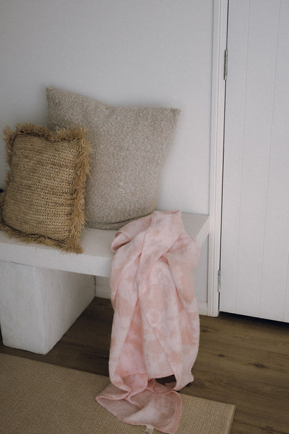 Hand Tie Swaddle - Pink Tie Dye [EARTH THE ARCHIVE]