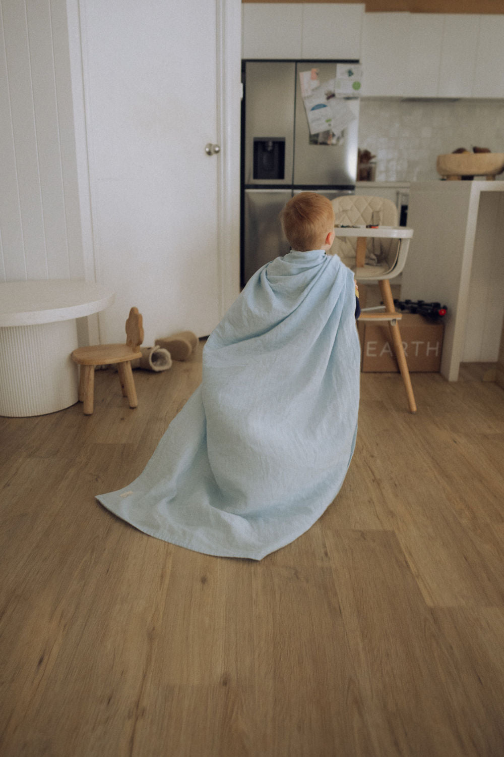 Hand Tie Swaddle - Blue Tie Dye [EARTH THE ARCHIVE]