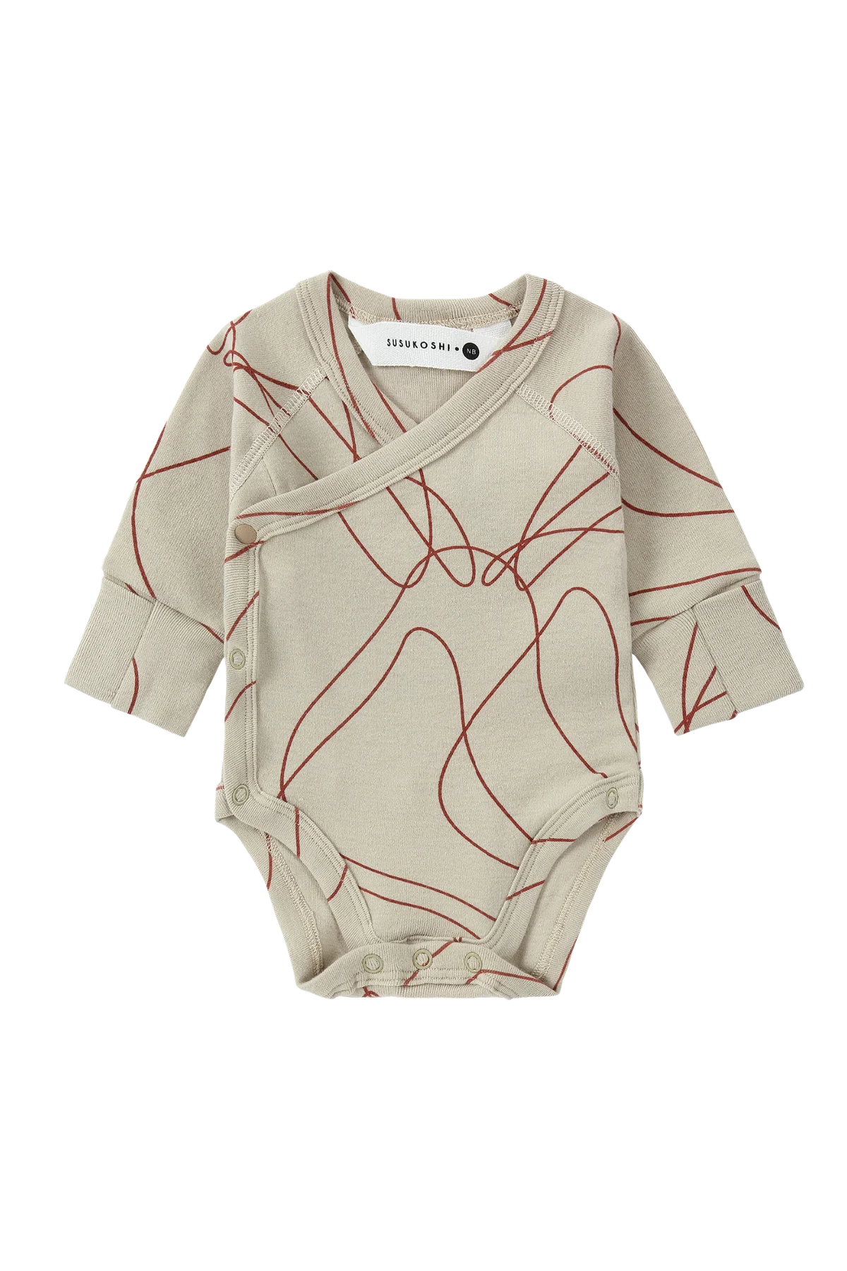 Kimono suit L/S-Ripple Ember [SUSUKOSHI] (AW25)