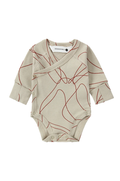Kimono suit L/S-Ripple Ember [SUSUKOSHI] (AW25)