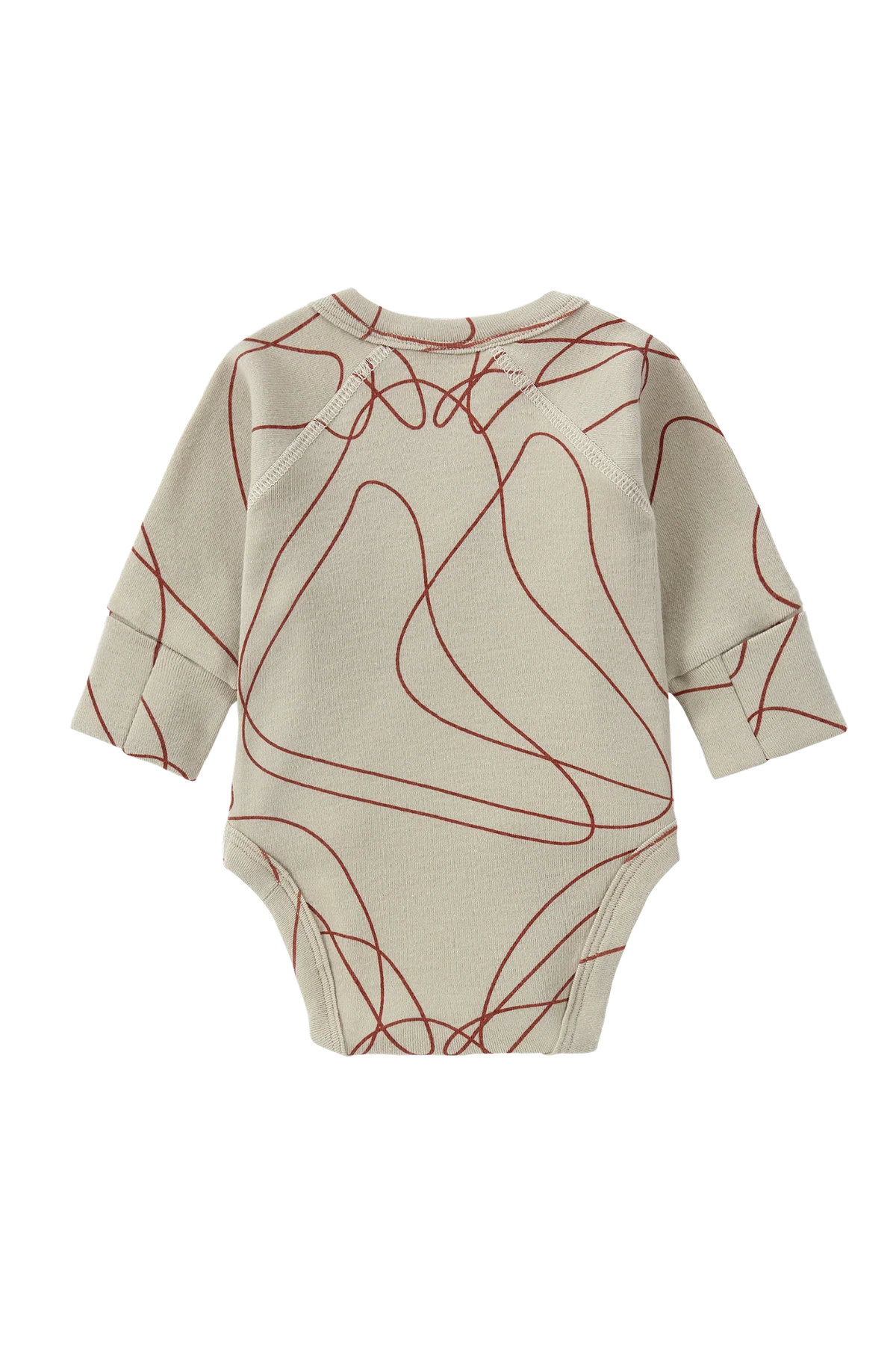Kimono suit L/S-Ripple Ember [SUSUKOSHI] (AW25)