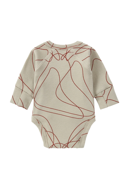 Kimono suit L/S-Ripple Ember [SUSUKOSHI] (AW25)