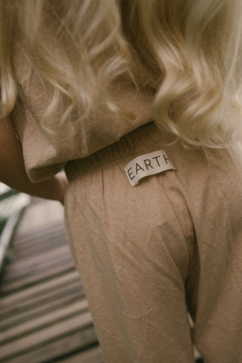 Jersey Jogger - Ecru Beige [EARTH THE ARCHIVE]