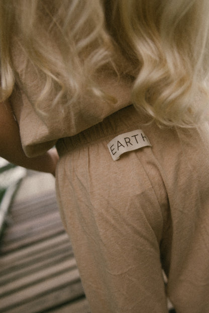 Jersey Jogger - Ecru Beige [EARTH THE ARCHIVE]