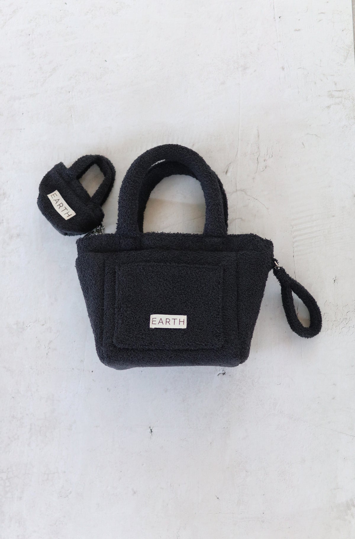 Mini Keyring Cooler Bag - Charcoal [EARTH THE ARCHIVE]