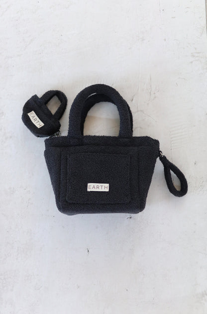 Mini Keyring Cooler Bag - Charcoal [EARTH THE ARCHIVE]