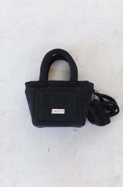 Mini Keyring Cooler Bag - Charcoal [EARTH THE ARCHIVE]