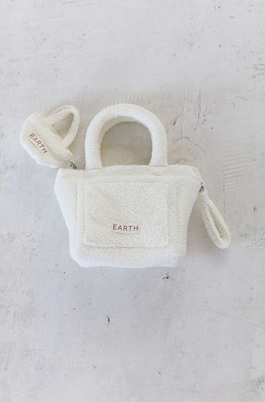 Mini Keyring Cooler Bag - Cream White [EARTH THE ARCHIVE]
