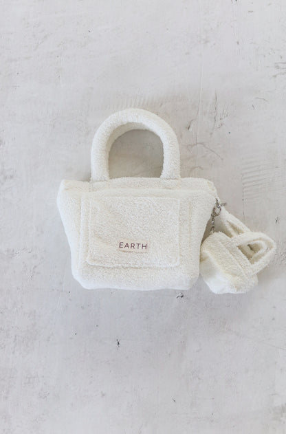 Mini Keyring Cooler Bag - Cream White [EARTH THE ARCHIVE]