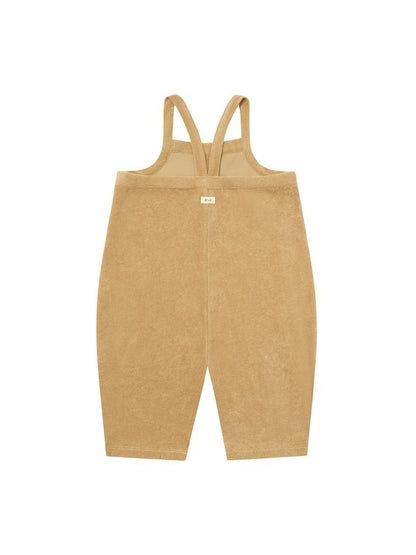 Wheat Terry Cropped Dungarees [organic zoo] (26SS)
