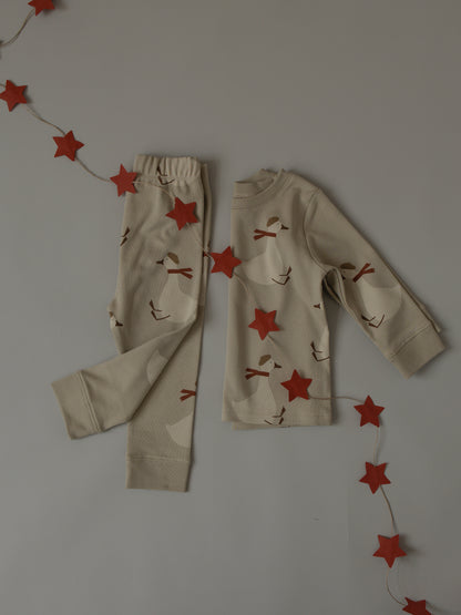 Christmas Goose PJ's [Organic Zoo](26XMAS)