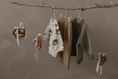 Horse Parade Sweatshirt [Organic Zoo](26XMAS)