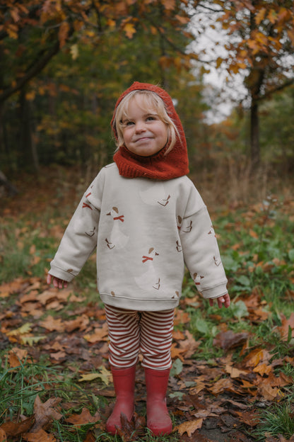 Christmas Goose Sweatshirt [Organic Zoo](26XMAS)