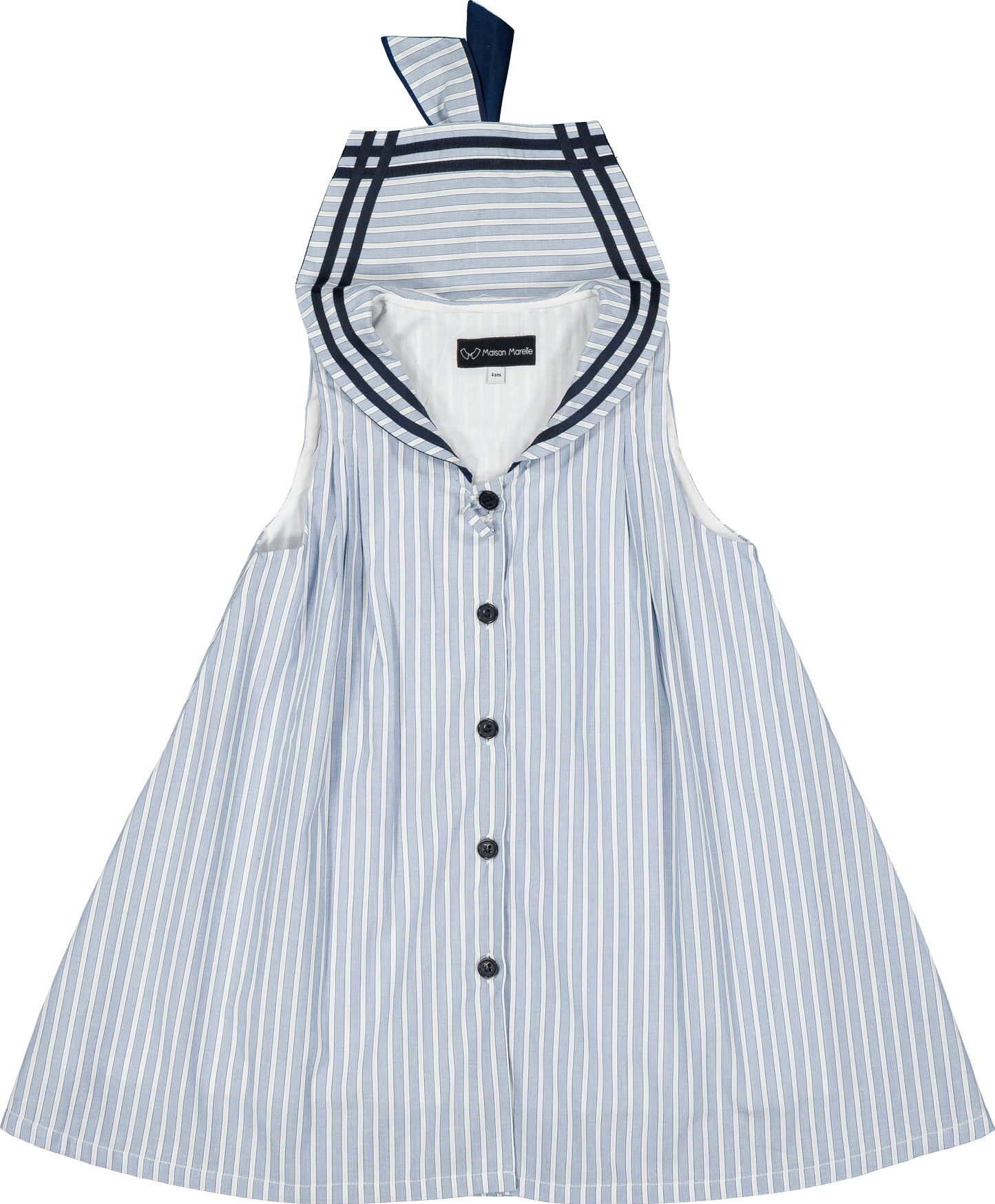 Dress LUCO - ice blue stripes [Maison Marelle] (26SS)