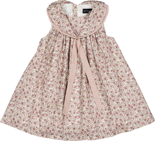 Dress GARNIER - pink flowers [Maison Marelle] (26SS)