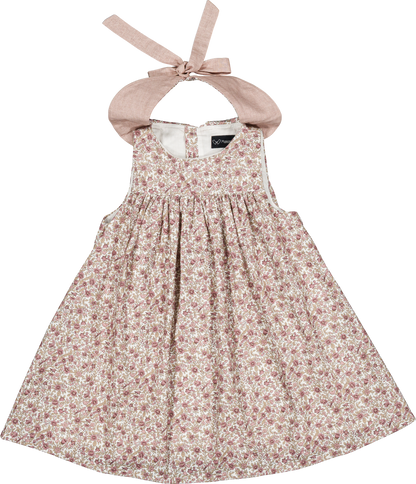 Dress GARNIER - pink flowers [Maison Marelle] (26SS)