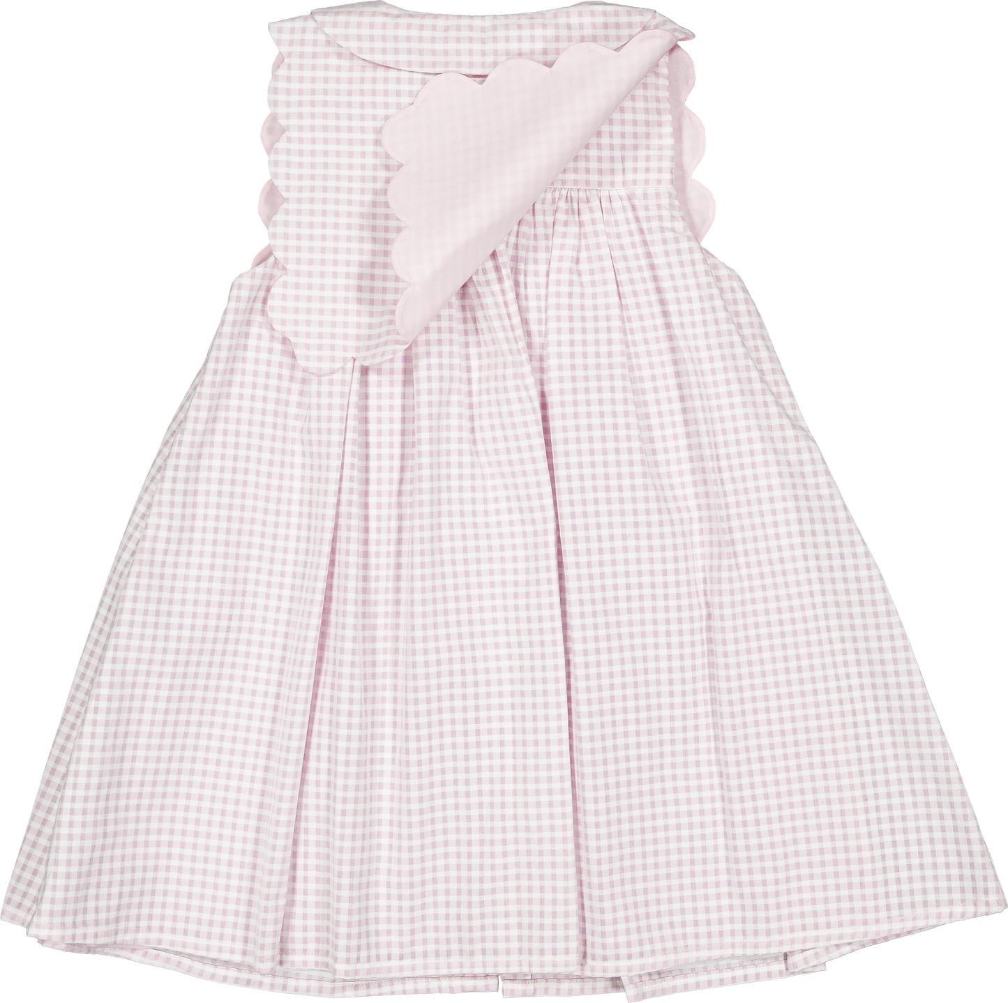 Dress ELYSEE - pink gingham [Maison Marelle] (26SS)