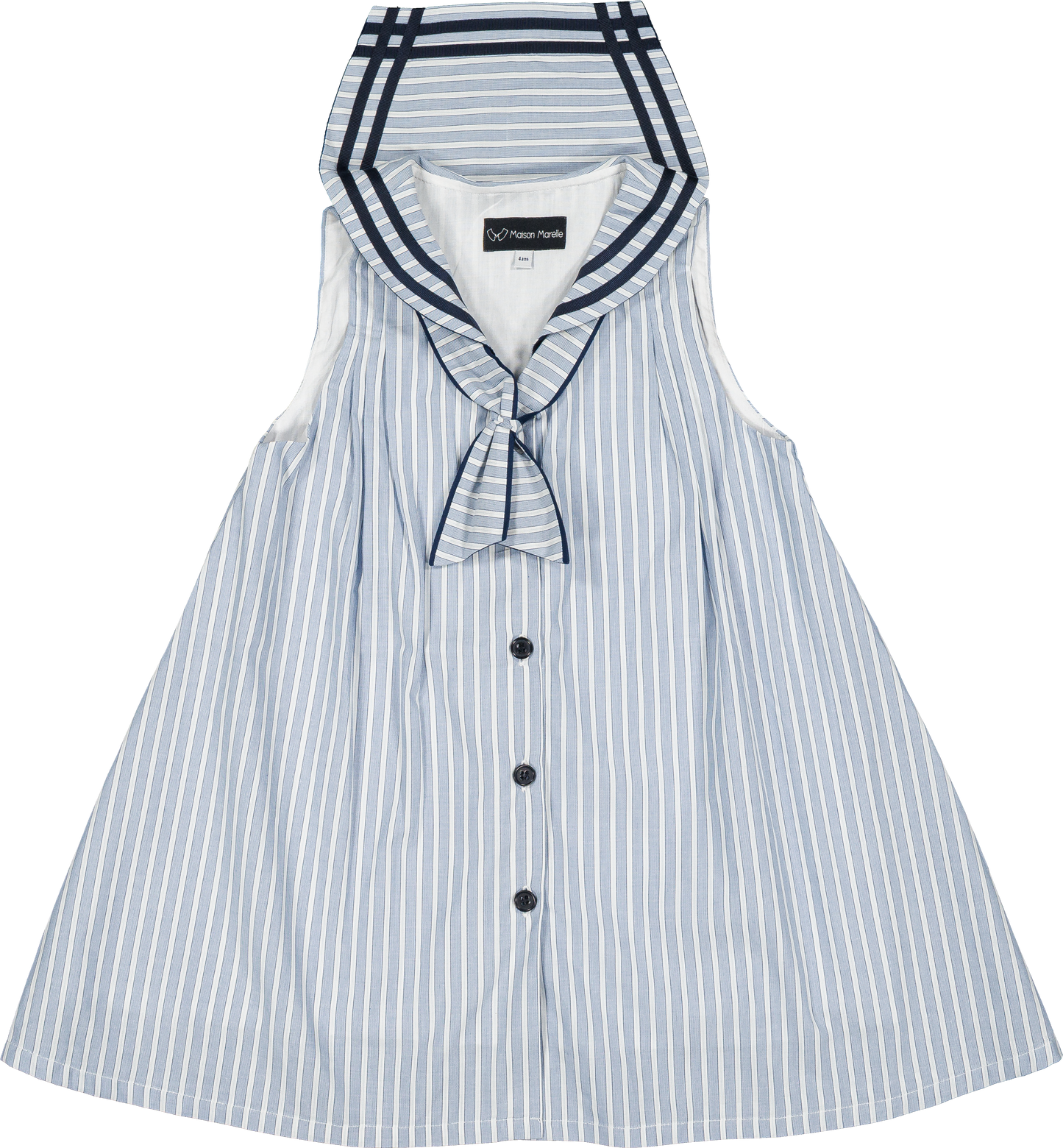 Dress LUCO - ice blue stripes [Maison Marelle] (26SS)