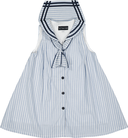 Dress LUCO - ice blue stripes [Maison Marelle] (26SS)