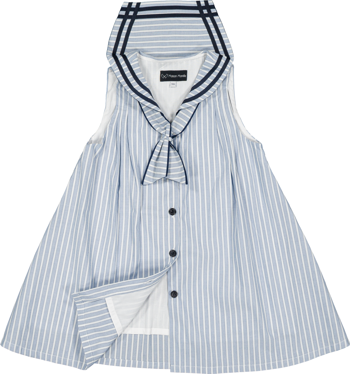 Dress LUCO - ice blue stripes [Maison Marelle] (26SS)