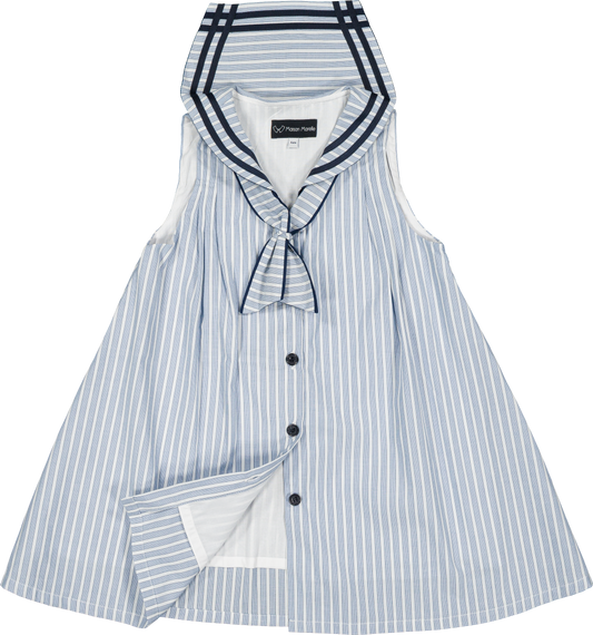 Dress LUCO - ice blue stripes [Maison Marelle] (26SS)
