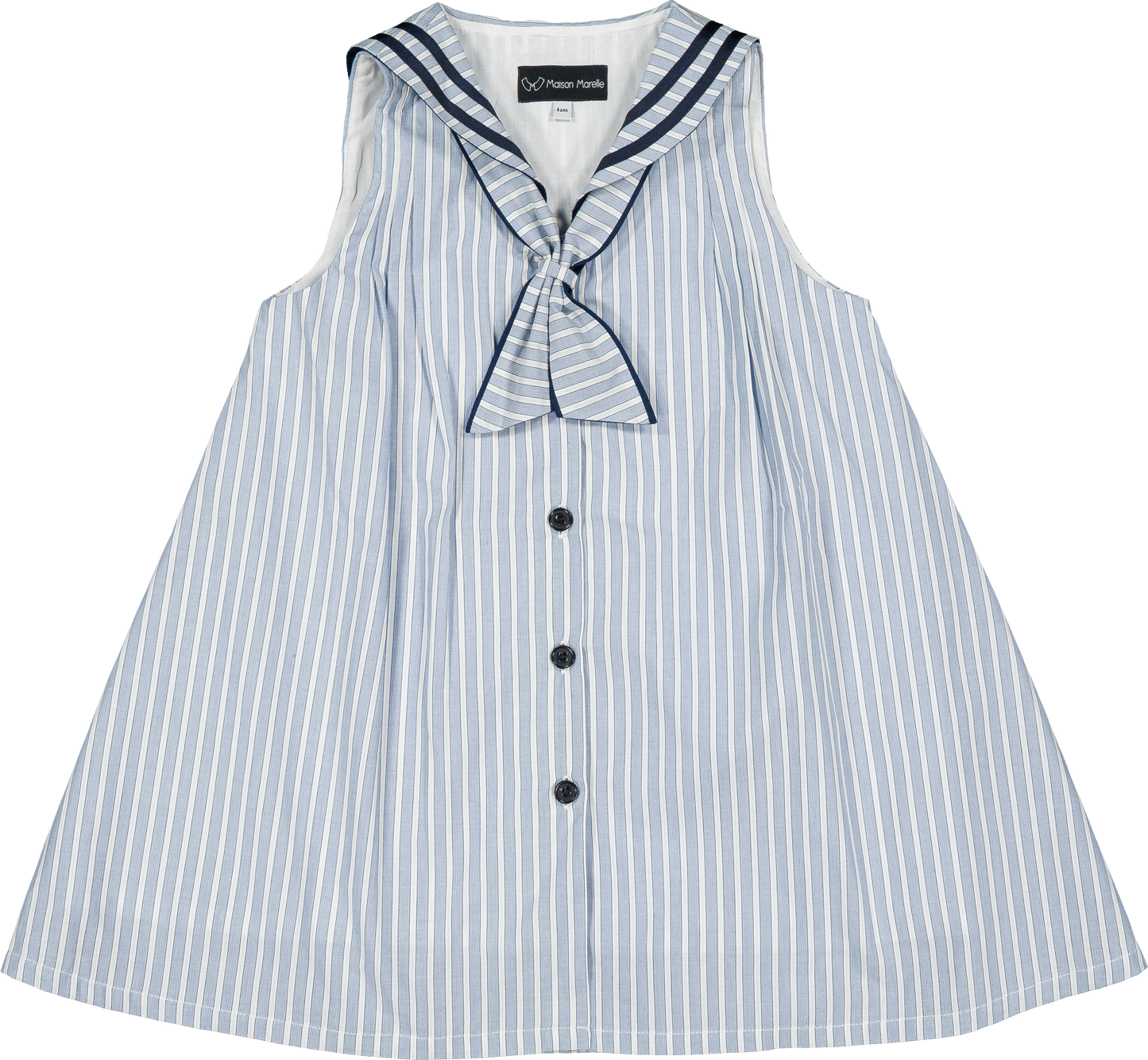 Dress LUCO - ice blue stripes [Maison Marelle] (26SS)
