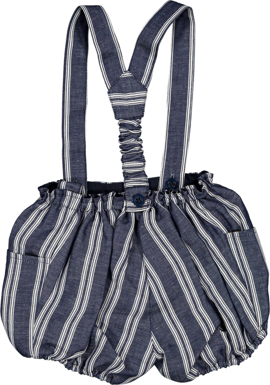 Bloomer straps TERNES - navy stripes [Maison Marelle] (26SS)