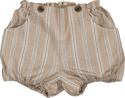 Bloomer straps TERNES - dark beige stripes [Maison Marelle] (26SS)