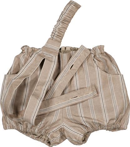 Bloomer straps TERNES - dark beige stripes [Maison Marelle] (26SS)