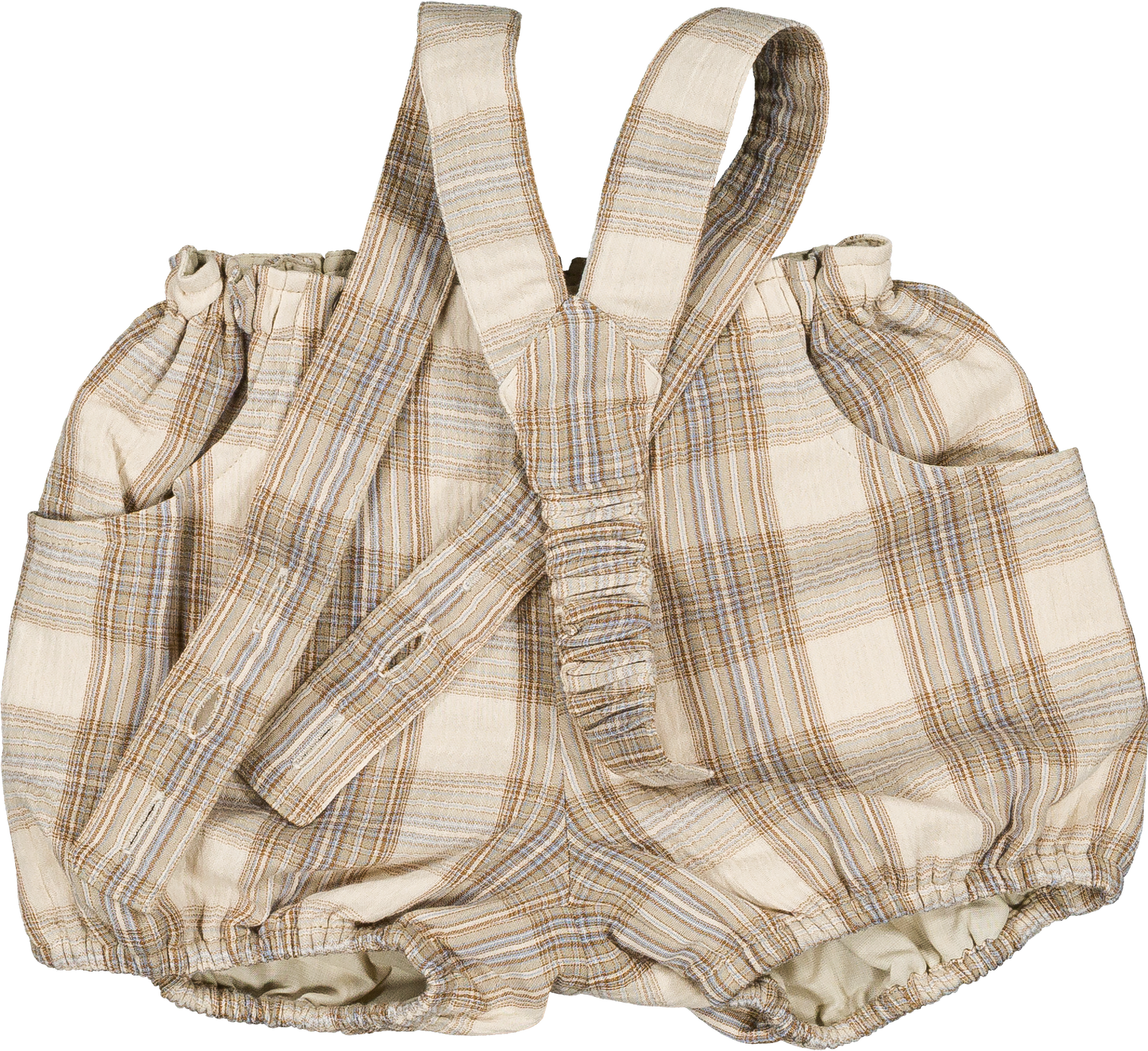 Bloomer straps TERNES - soft green tartan [Maison Marelle] (26SS)