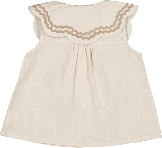 Shirt BAUME - beige linen [Maison Marelle] (26SS)