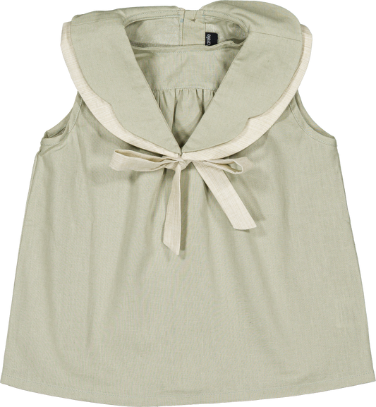 Blouse BERRI - green tea [Maison Marelle] (26SS)