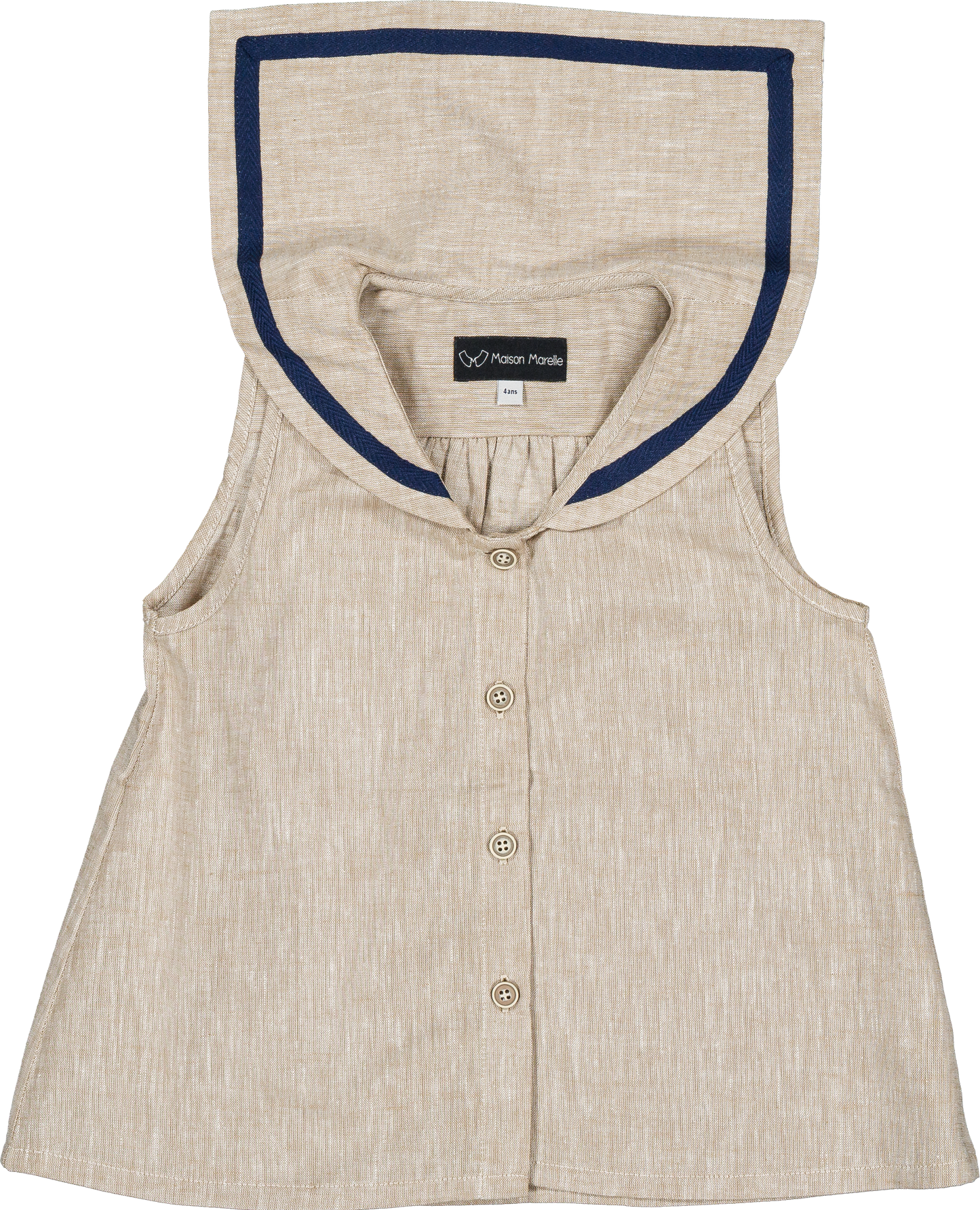 Blouse COLYSEE - beige [Maison Marelle] (26SS)