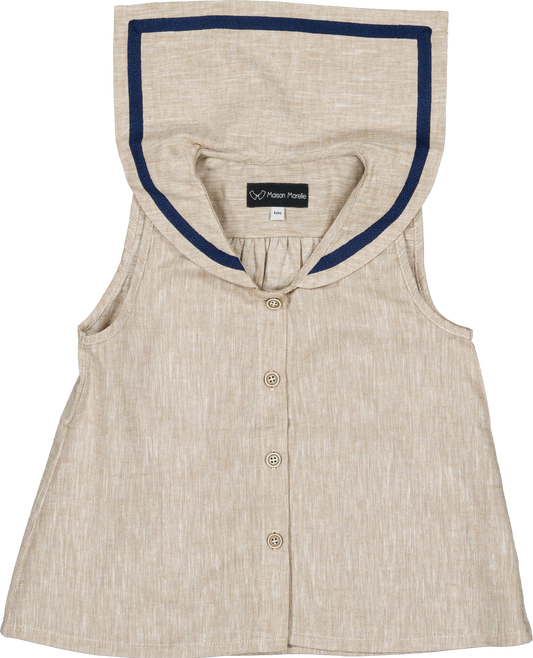 Blouse COLYSEE - beige [Maison Marelle] (26SS)